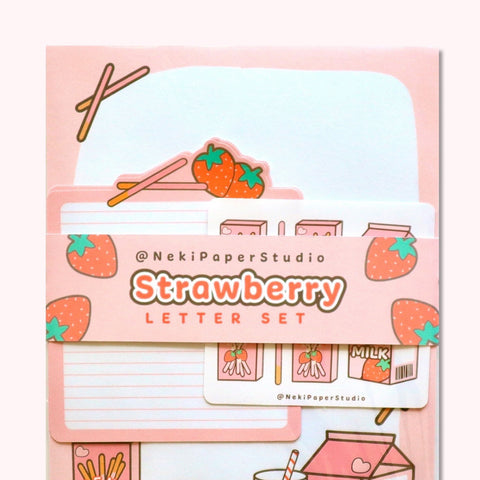 Neki Strawberry Letter Set