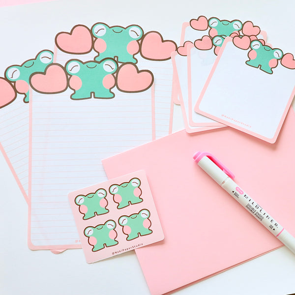 Love Kearu Froggy Letter Set