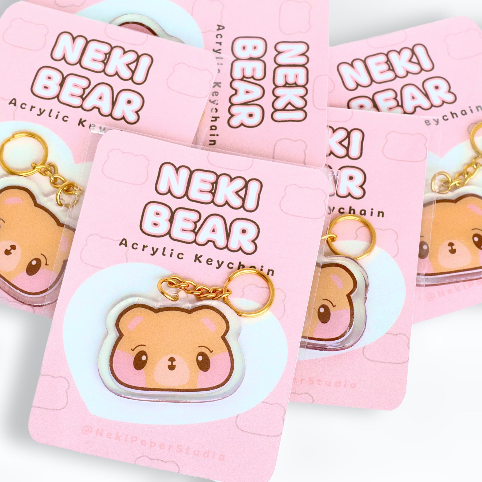 Neki Bear Handmade Acrylic Keychain