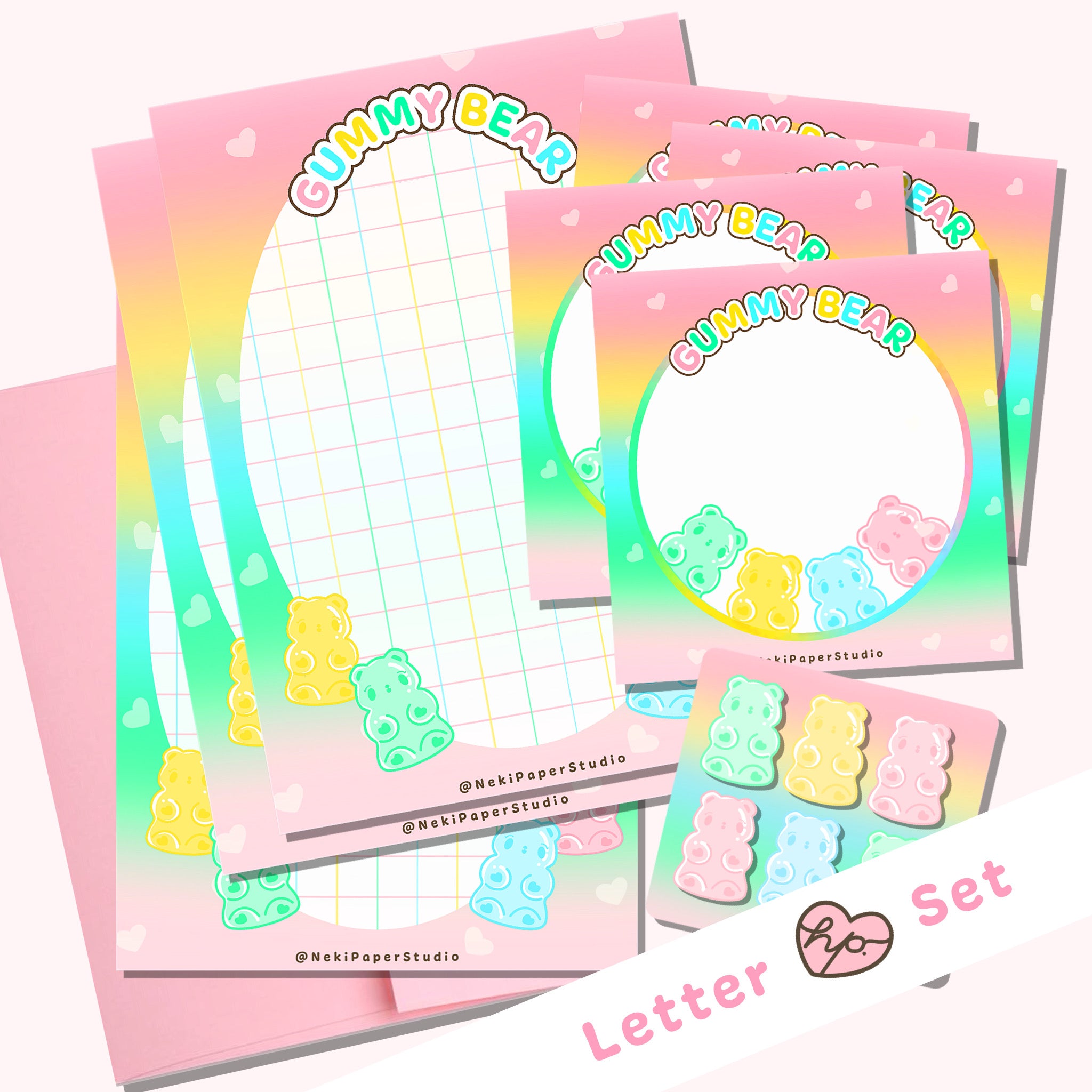 Neki Gummy Bear Letter Set