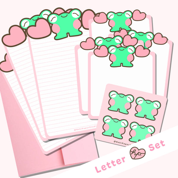 Love Kearu Froggy Letter Set