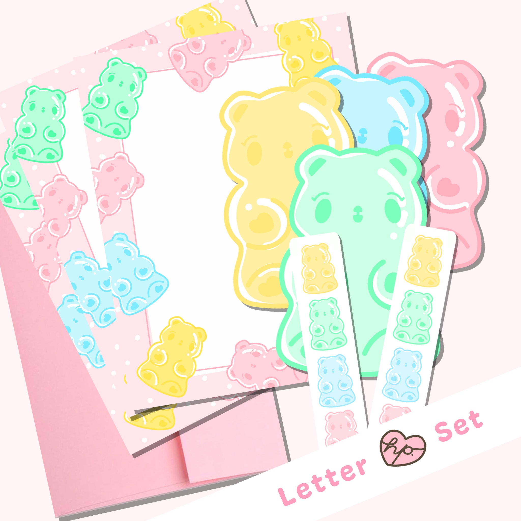 Neki Gummy Bear Letter Set 002