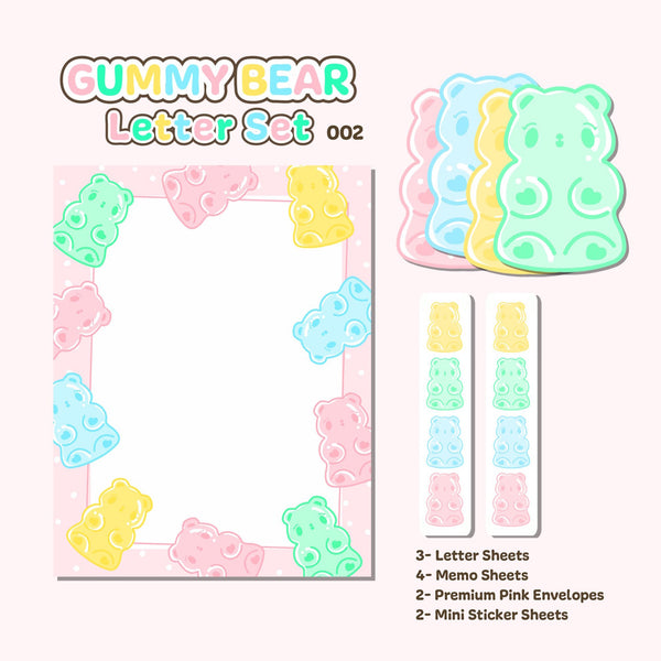 Neki Gummy Bear Letter Set 002