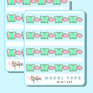 Love Kaeru Froggy Washi Tape Mini Set