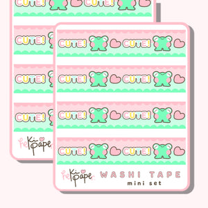 Cute Kaeru Froggy Washi Tape Mini Set