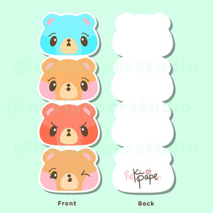 Moody Bear Bookmark